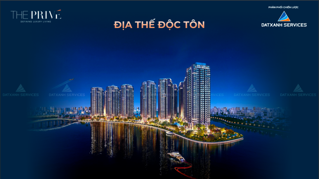 Căn hộ cao cấp ven sông Sài Gòn The Prive Quận 2